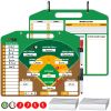 Double Sided Magnetic Baseball Coach Clipboard
