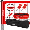 Pro High-Grade Aluminum Volleyball Net Set