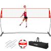 Indoor/ Outdoor Freestanding Volleyball Net Set